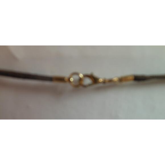 Mystical Claw Eye Pendant Suede Cord Necklace Boho Jewelry Unique OAK - Picture 4 of 4